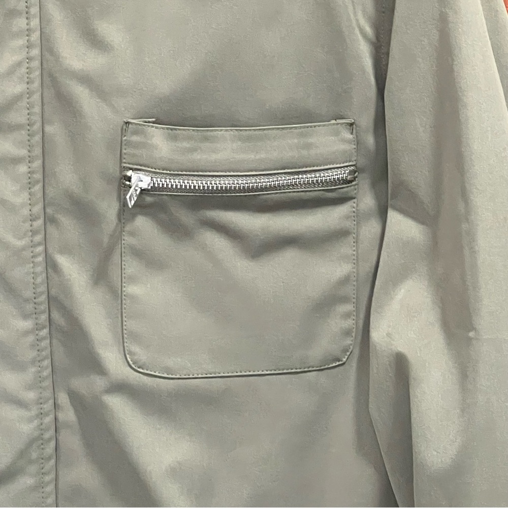 F.F LA Men's‎ Olive green woodstone jacket size large FLAWS NOTED IN LISTING - Picture 6 of 14